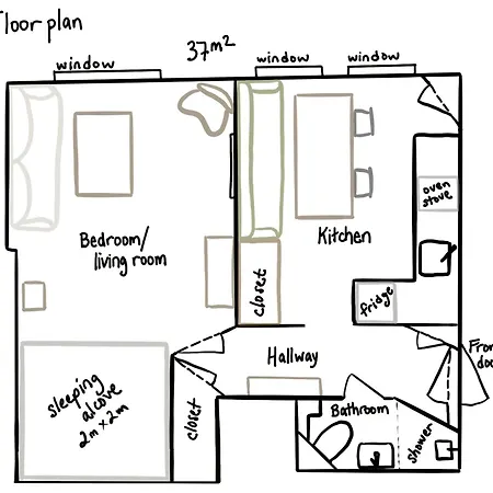 The Flat At Five Corners Apartman